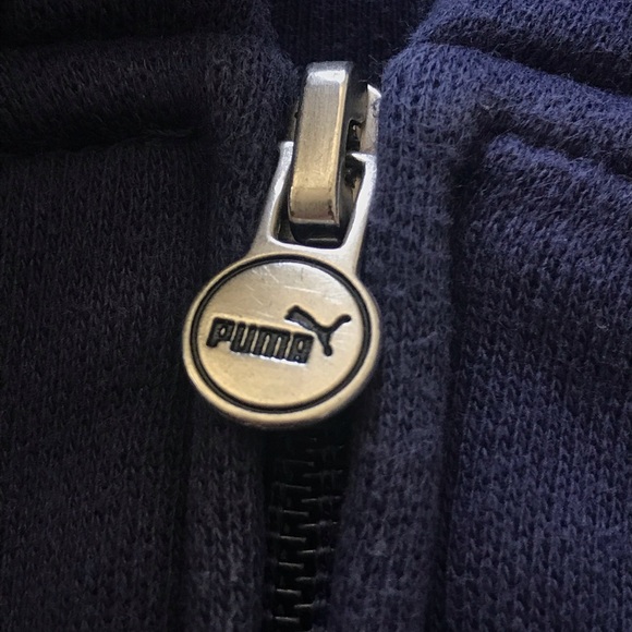 Girls Size 6 Navy Blue Puma Sweater - Picture 4 of 4